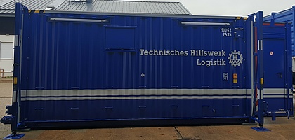 Werkstattcontainer der Logistik 